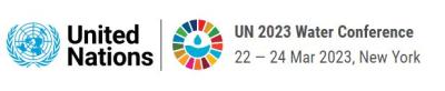 UN Water Conference in NY March 22-24 Logo