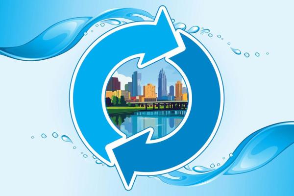 Graphic promoting the March EPN event: Water reuse for Ohio's future